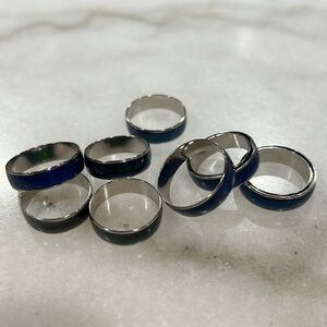 10PC Color Changing Mood Ring Set